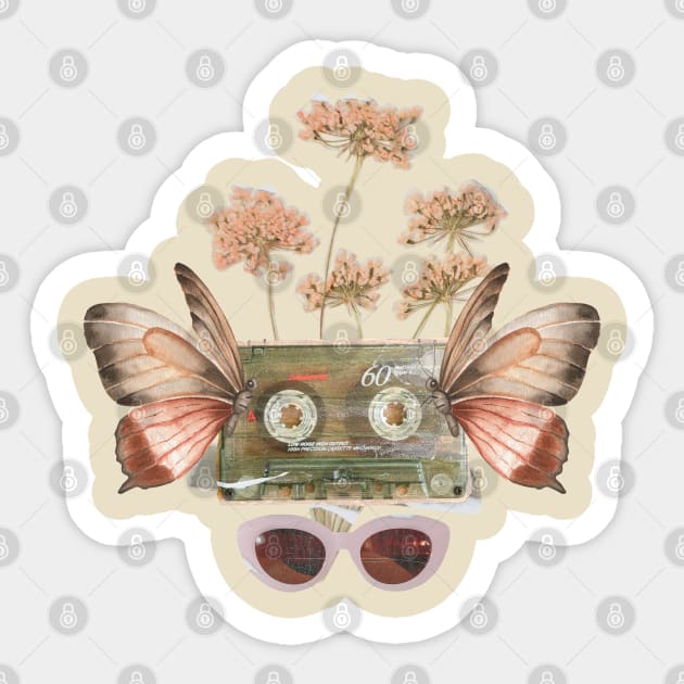 Retro, vintage Sticker by Detox5